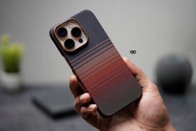 Magsafe Tangerine Orange Real Aramid Carbon Fiber Case For iPhone 16 Pro