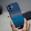 Magsafe Dune Blue Real Aramid Carbon Fiber Case For iPhone 16