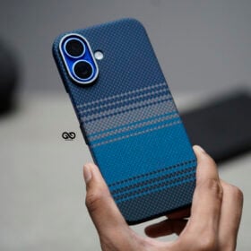 Magsafe Dune Blue Real Aramid Carbon Fiber Case For iPhone 16
