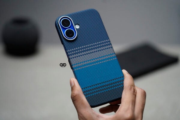 Magsafe Dune Blue Real Aramid Carbon Fiber Case For iPhone 16