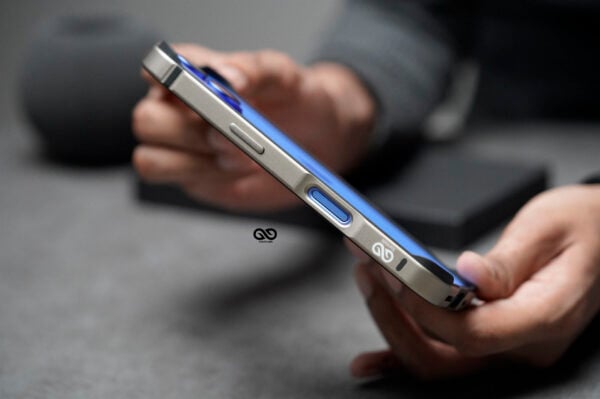Natural Titanium Fiber Bumper for iPhone 16 (Bumper, not a Case) - Image 10