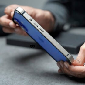 Natural Titanium Fiber Bumper for iPhone 16 (Bumper, not a Case)