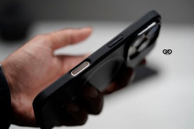 Smoky Black Magsafe Matte Finish Case with Kickstand Ring Feature For iPhone 16/16Pro/16ProMax