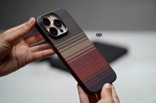 Magsafe Tangerine Orange Real Aramid Carbon Fiber Case For iPhone 16 Pro Max - Image 20
