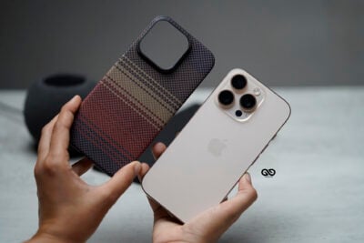 Magsafe Tangerine Orange Real Aramid Carbon Fiber Case For iPhone 16 Pro Max