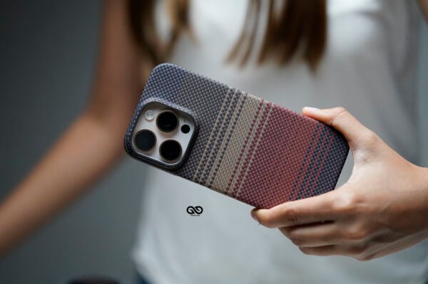 Magsafe Tangerine Orange Real Aramid Carbon Fiber Case For iPhone 16 Pro Max - Image 3