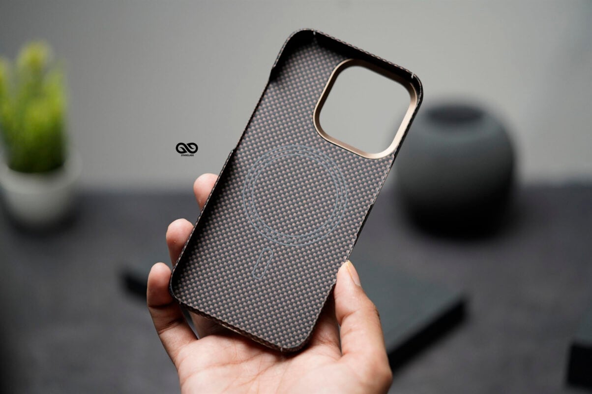 Magsafe Polar Desert Real Aramid Carbon Fiber Case For iPhone 16 Pro Max