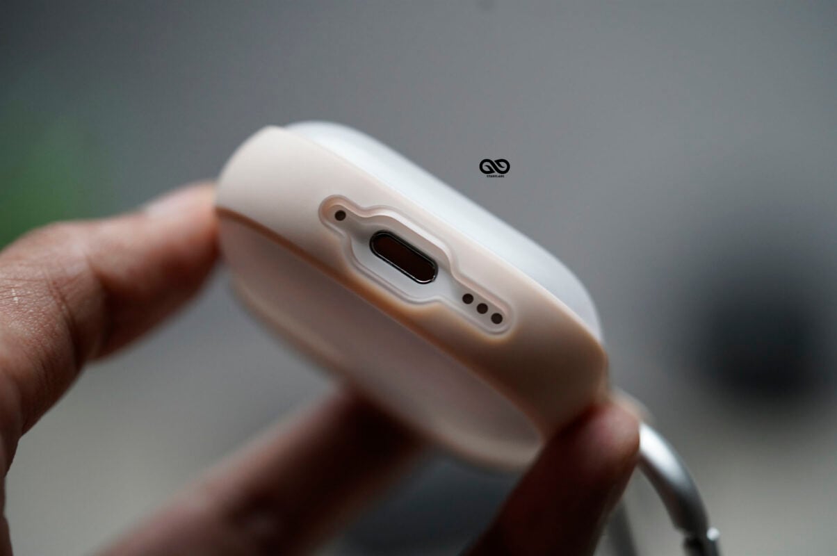 Sand Pink Slim Matte AirPods Case For AirPods 4