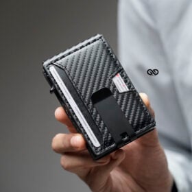Carbon Fiber Ultra Slim Wallet With Money Clip