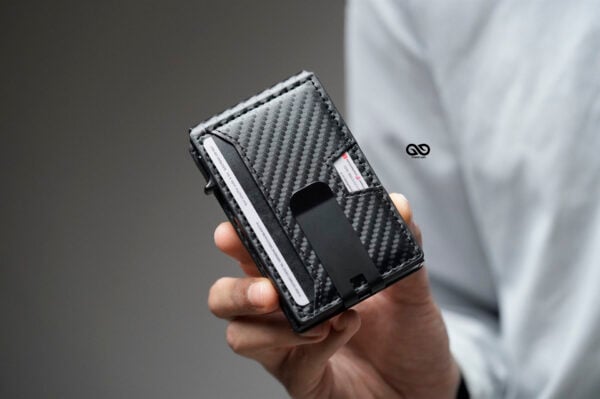 Carbon Fiber Ultra Slim Wallet With Money Clip