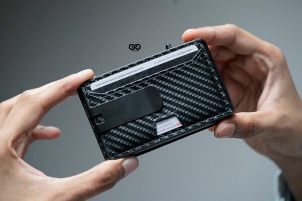Carbon Fiber Ultra Slim Wallet With Money Clip - Image 7