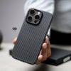 Carbon Ultra Thin Case for iPhone 16/16Plus/16Pro/16ProMax