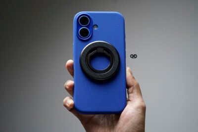 360 Degree Rotatable Carbon Fiber Magnetic Ring Holder