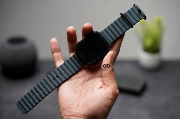 Silicone Ocean Band With Black Buckle For Apple Watch 49 MM Series Ultra/Ultra 2 - Image 6