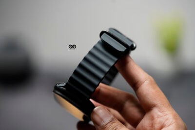 Silicone Ocean Band With Black Buckle For Apple Watch 49 MM Series Ultra/Ultra 2