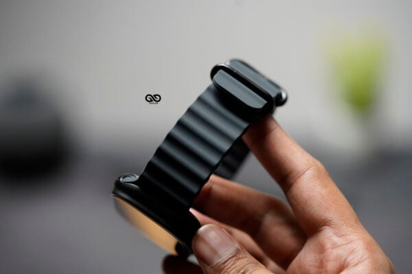 Silicone Ocean Band With Black Buckle For Apple Watch 49 MM Series Ultra/Ultra 2 - Image 23