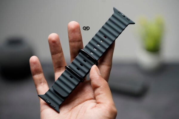 Silicone Ocean Band With Black Buckle For Apple Watch 49 MM Series Ultra/Ultra 2 - Image 16