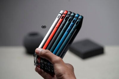 Midnight Blue Fiber Bumper for iPhone 12 (Bumper, not a Case)
