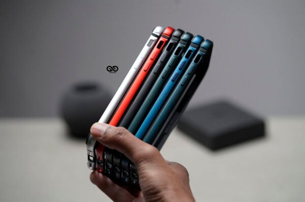 Midnight Blue Fiber Bumper for iPhone 12 (Bumper, not a Case) - Image 2