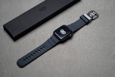 Silicone AeroFlex Sports Band with Buckle for Apple Watch 44MM 45MM 46MM Series 4 5 6 7 8 9 10 11 (SE 2 3 Gen)