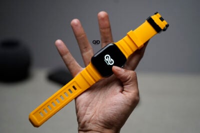 Silicone AeroFlex Sports Band with Buckle for Apple Watch 44MM 45MM 46MM Series 4 5 6 7 8 9 10 11 (SE 2 3 Gen)