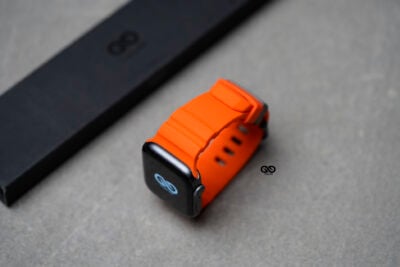 Silicone AeroFlex Sports Band with Buckle for Apple Watch 44MM 45MM 46MM Series 4 5 6 7 8 9 10 11 (SE 2 3 Gen)