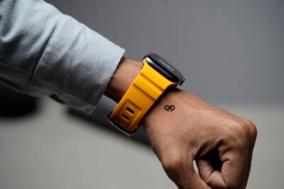 Silicone AeroFlex Sports Band with Buckle for Apple Watch 44MM 45MM 46MM Series 4 5 6 7 8 9 10 11 (SE 2 3 Gen)