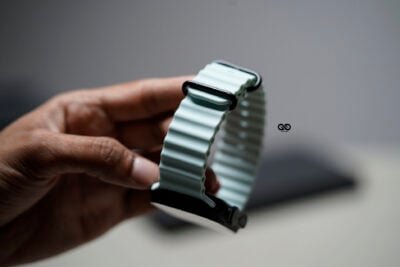 Silicone Ocean Band With Black Buckle For Apple Watch 49 MM Series Ultra/Ultra 2