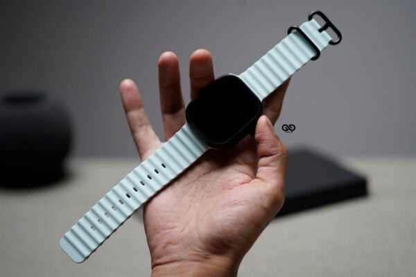 Silicone Ocean Band With Black Buckle For Apple Watch 49 MM Series Ultra/Ultra 2 - Image 20