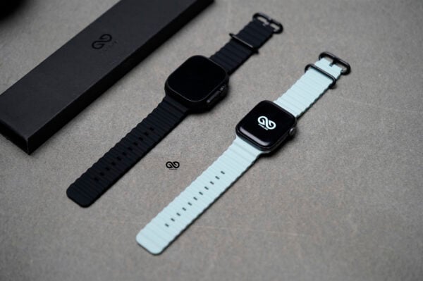 Silicone Ocean Band With Black Buckle For Apple Watch 49 MM Series Ultra/Ultra 2 - Image 12