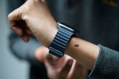Magnetic leather Loop for Apple Watch 44MM 45MM 46MM Series 4 5 6 7 8 9 10 SE SE 2 Gen
