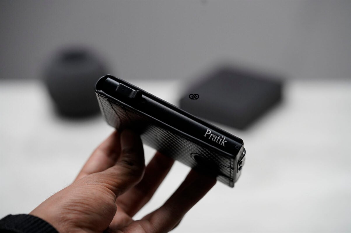 Personalized Carbon Fiber Ultra Slim Wallet With Money Clip