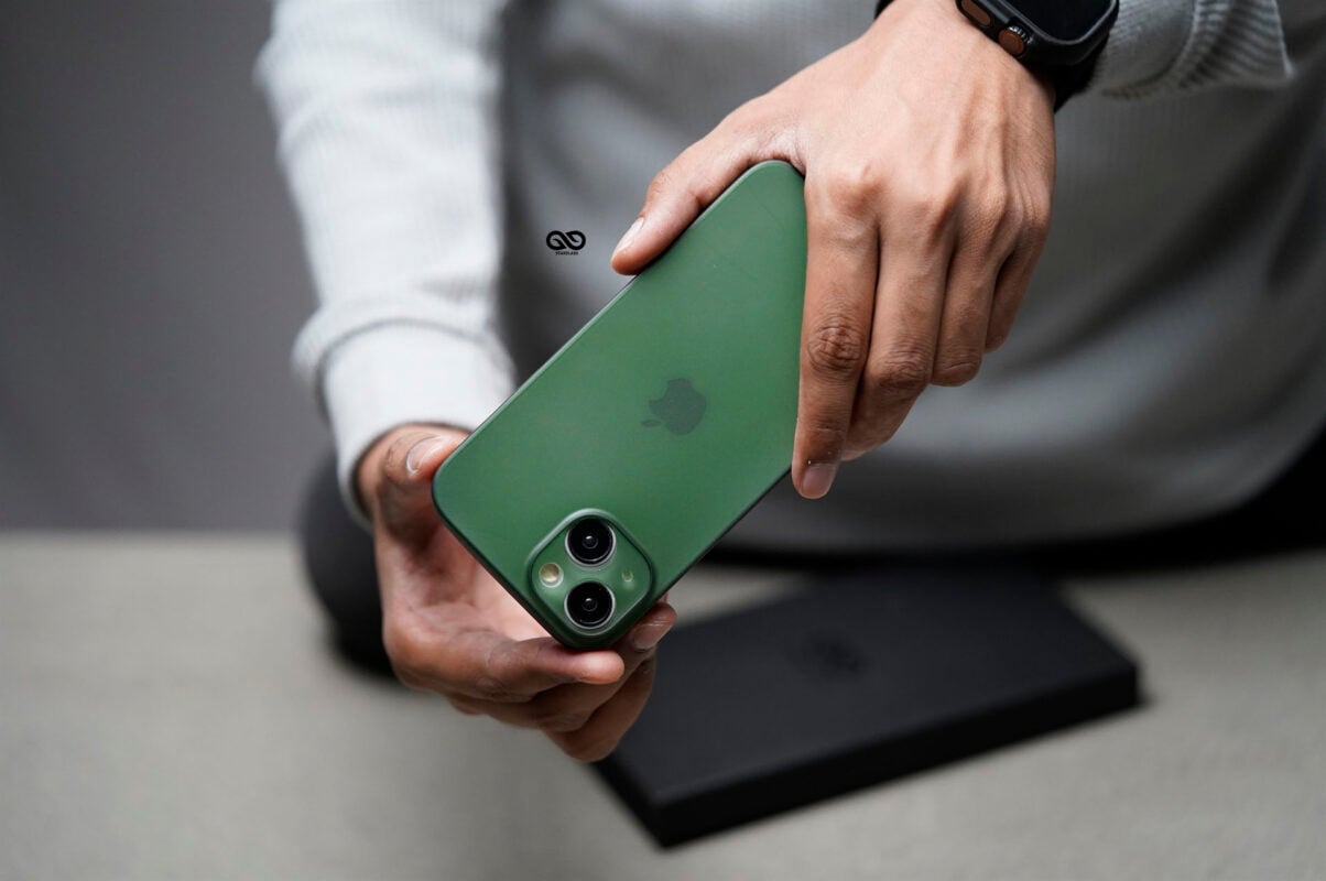 Green Ultra Thin Case for iPhone 13 Mini