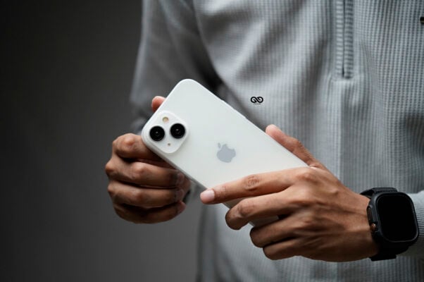 Frosted White Ultra Thin Case for iPhone 15 Plus