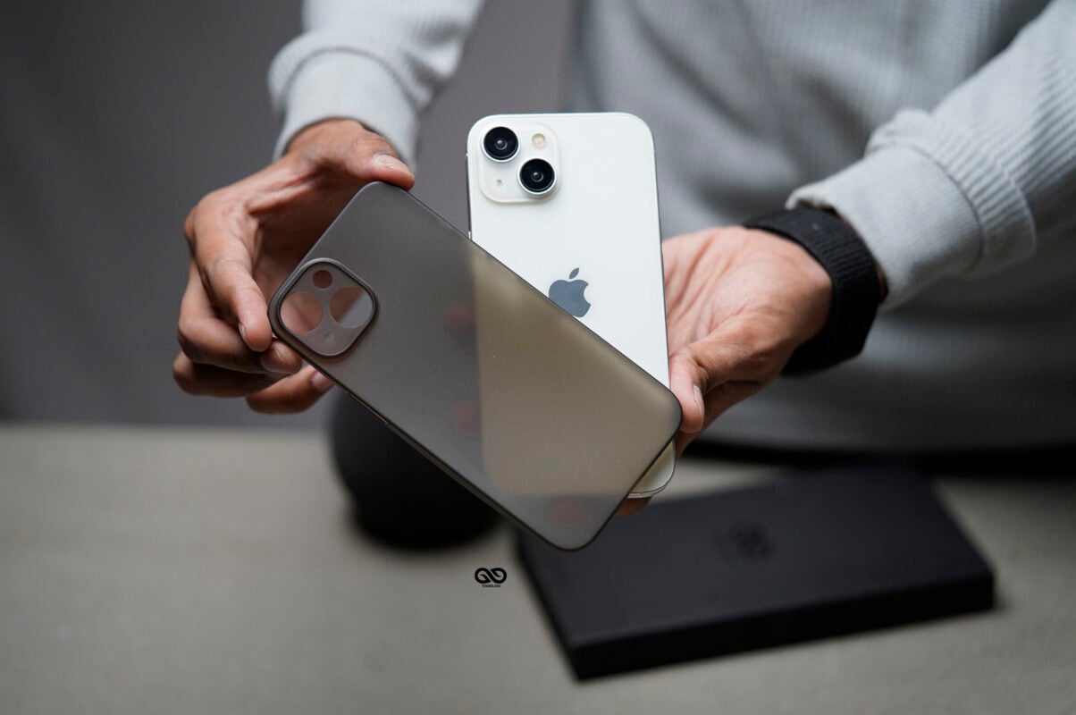 Gradient Black Ultra Thin Case for iPhone 14 Plus