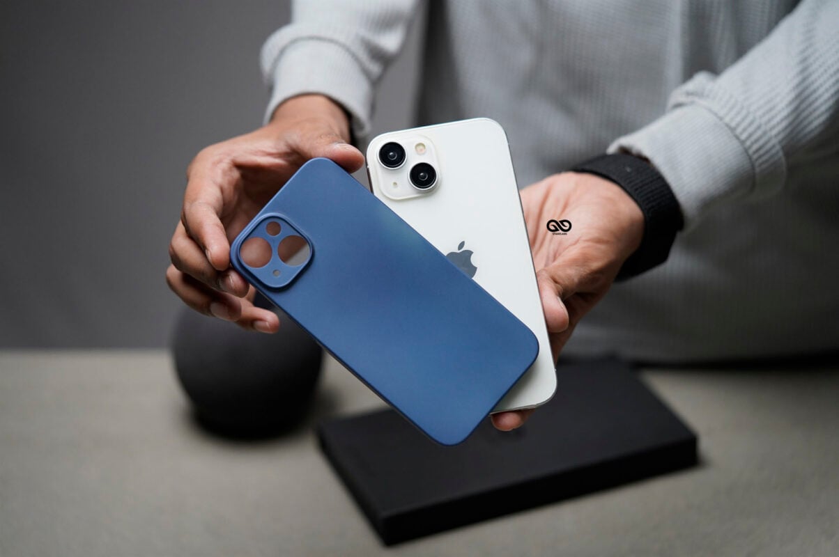 Azure Blue Ultra Thin Case for iPhone 13
