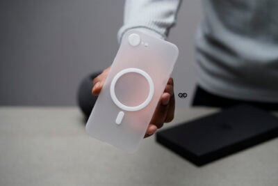 Frosted White Magsafe Ultra Thin Case For iPhone 16e