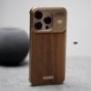 Personalized Wood Case With Titanium Frame