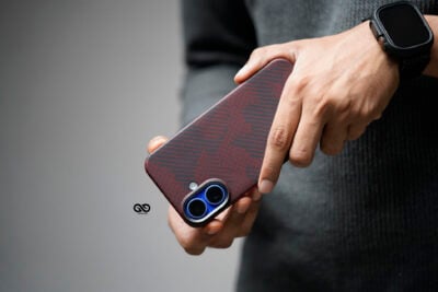 Magsafe Red Sea Real Aramid Carbon Fiber Case For iPhone 16 18 Magsafe Red Sea Real Aramid Carbon Fiber Case For iPhone 16