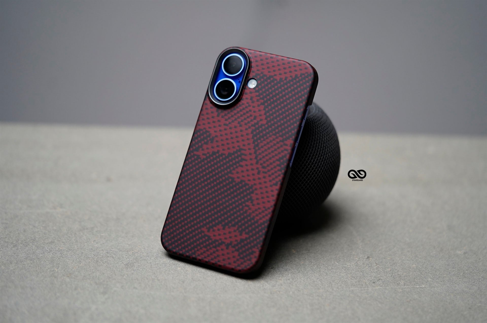 Magsafe Red Sea Real Aramid Carbon Fiber Case For iPhone 16 8 Magsafe Red Sea Real Aramid Carbon Fiber Case For iPhone 16 - Image 8