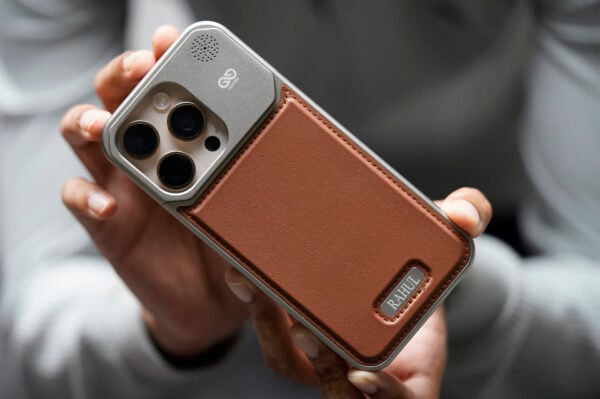 Personalized Vegan Leather Case With Titanium Frame