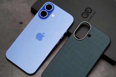 Magsafe Polar Blue Real Aramid Carbon Fiber Case For iPhone 16 plus 12 Magsafe Polar Blue Real Aramid Carbon Fiber Case For iPhone 16 plus - Image 4