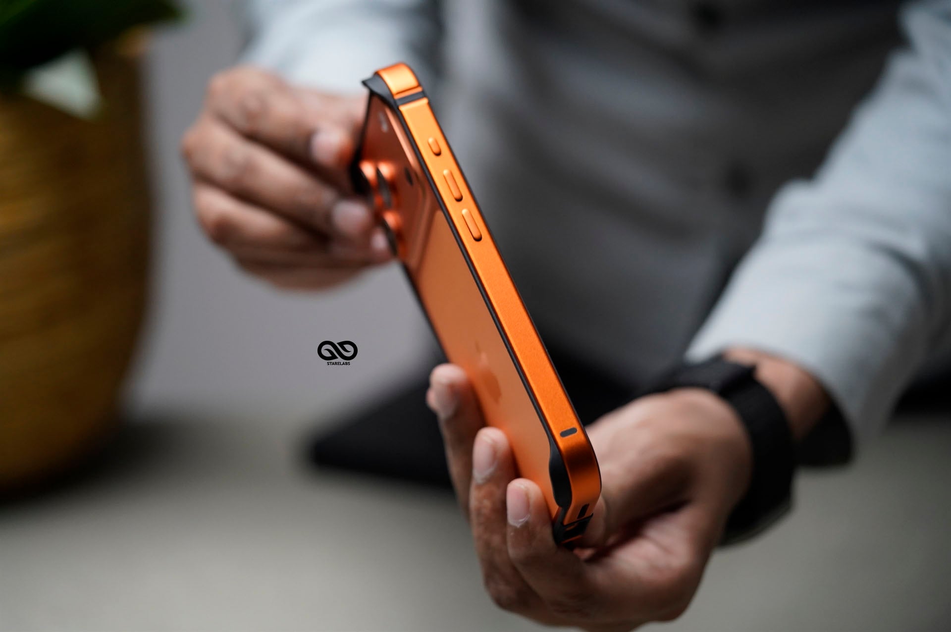 Cosmic Orange Fiber Bumper for iPhone 17 Pro Max (Bumper, not a Case) 2 Cosmic Orange Fiber Bumper for iPhone 17 Pro Max (Bumper, not a Case) - Image 2