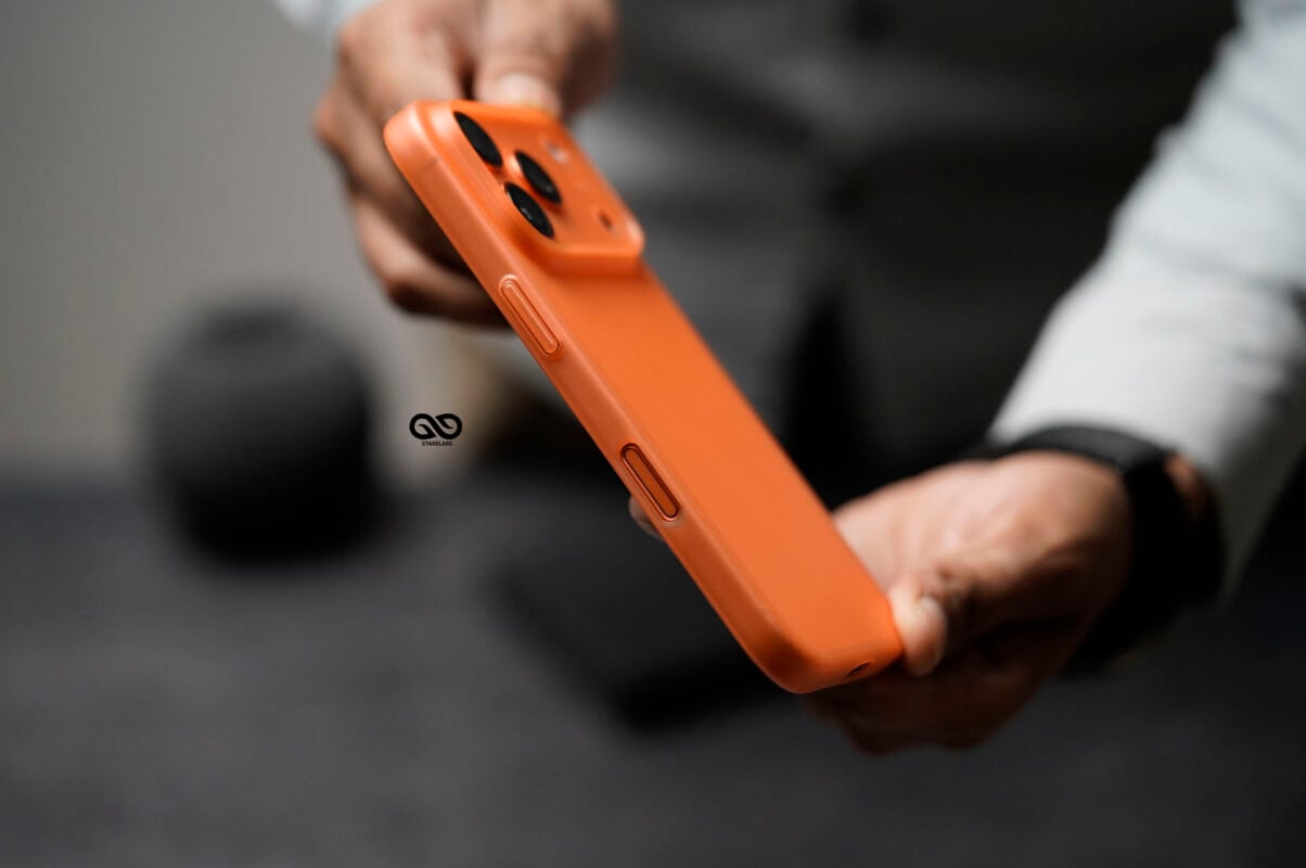 Cosmic Orange Ultra Thin Case For iPhone 17 Pro/17 Pro Max (Camera Cutout)
