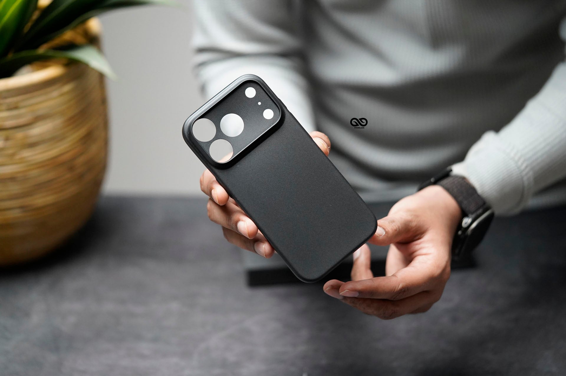 Dark Black Ultra Thin Case For iPhone Air/17 Pro/17 Pro Max (Camera Cutout) 18 Dark Black Ultra Thin Case For iPhone Air/17 Pro/17 Pro Max (Camera Cutout) - Image 18