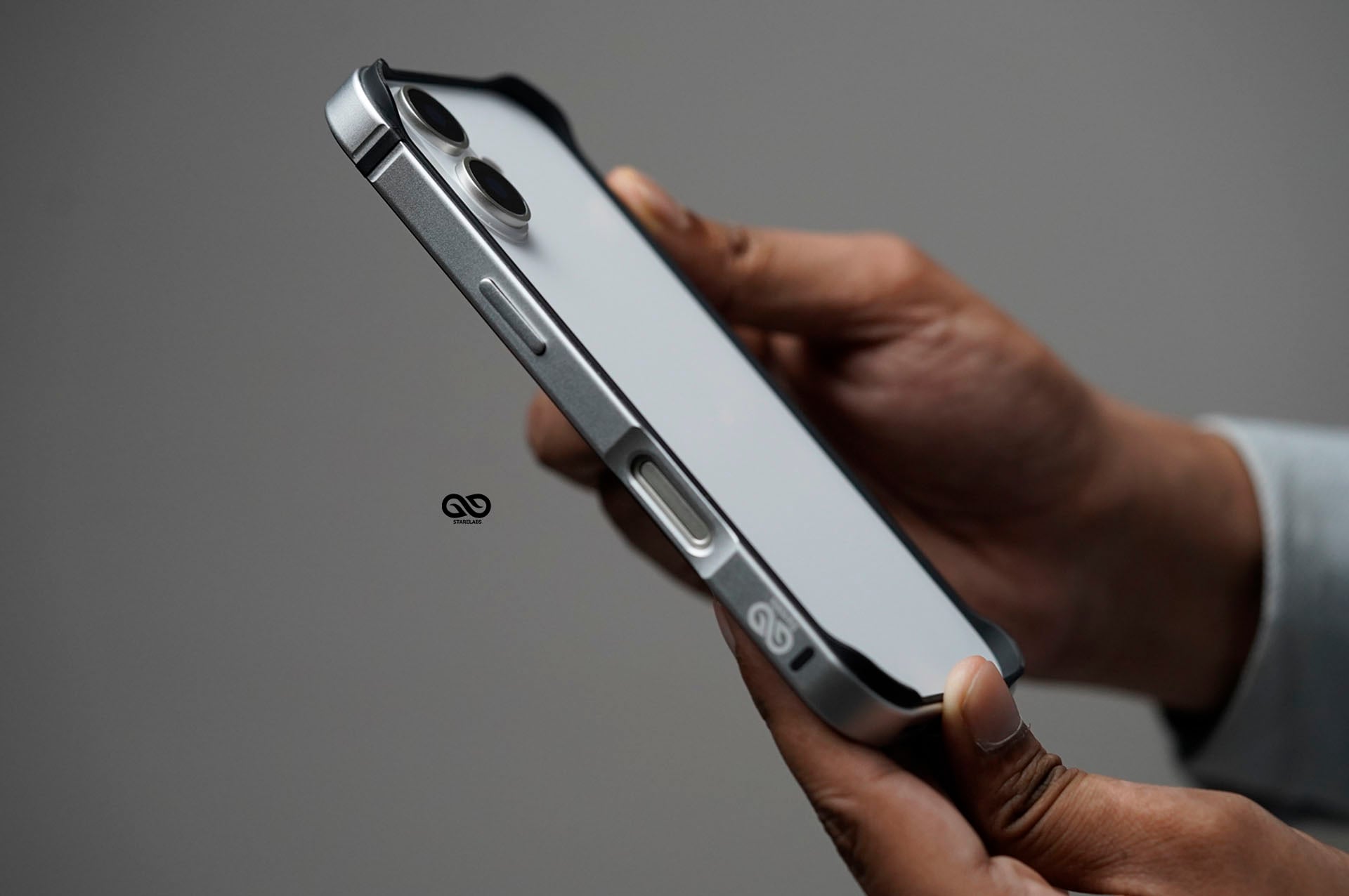 Silver Fiber Bumper for iPhone 17 (Bumper, not a Case) 3 Silver Fiber Bumper for iPhone 17 (Bumper, not a Case) - Image 3