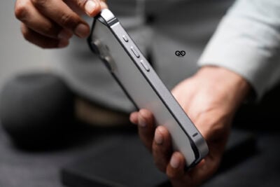 Silver Fiber Bumper for iPhone 17 (Bumper, not a Case) 16 Silver Fiber Bumper for iPhone 17 (Bumper, not a Case)