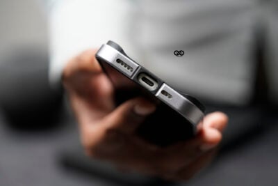 Silver Fiber Bumper for iPhone 17 (Bumper, not a Case) 17 Silver Fiber Bumper for iPhone 17 (Bumper, not a Case)