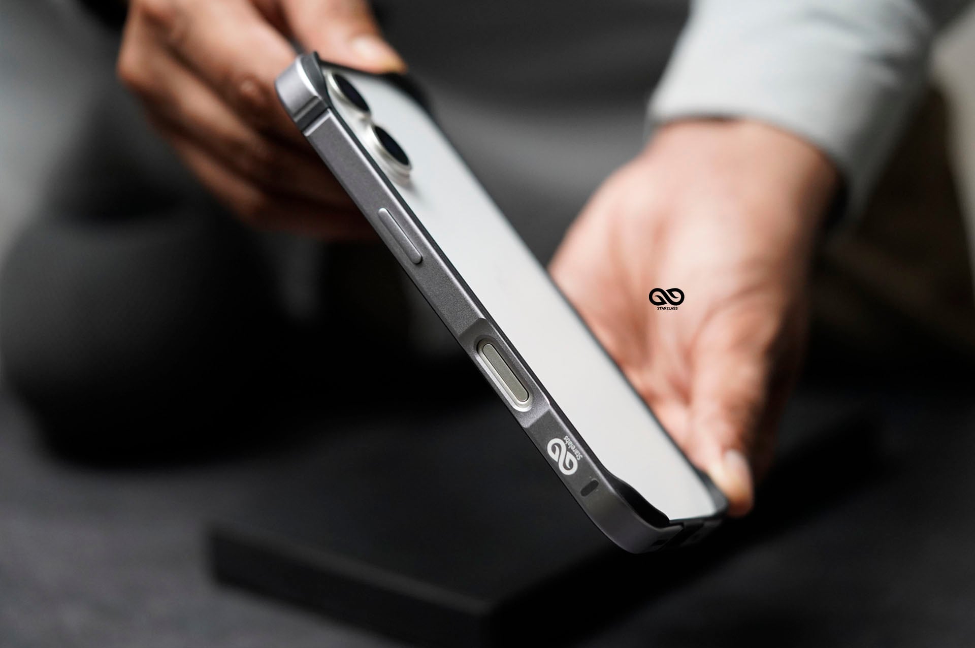 Silver Fiber Bumper for iPhone 17 (Bumper, not a Case) 12 Silver Fiber Bumper for iPhone 17 (Bumper, not a Case) - Image 12