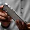 Silver Fiber Bumper for iPhone 17 (Bumper, not a Case)